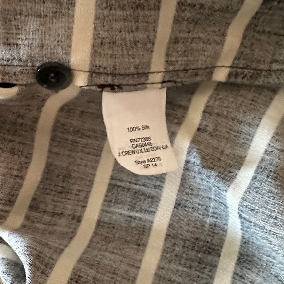 Madewell Black & White Striped Shirt Dress - Picture 4 of 4